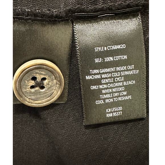 Sanctuary Black Buttoned Front Tied Sleeveless Knit Top Size XL - Picture 4 of 11